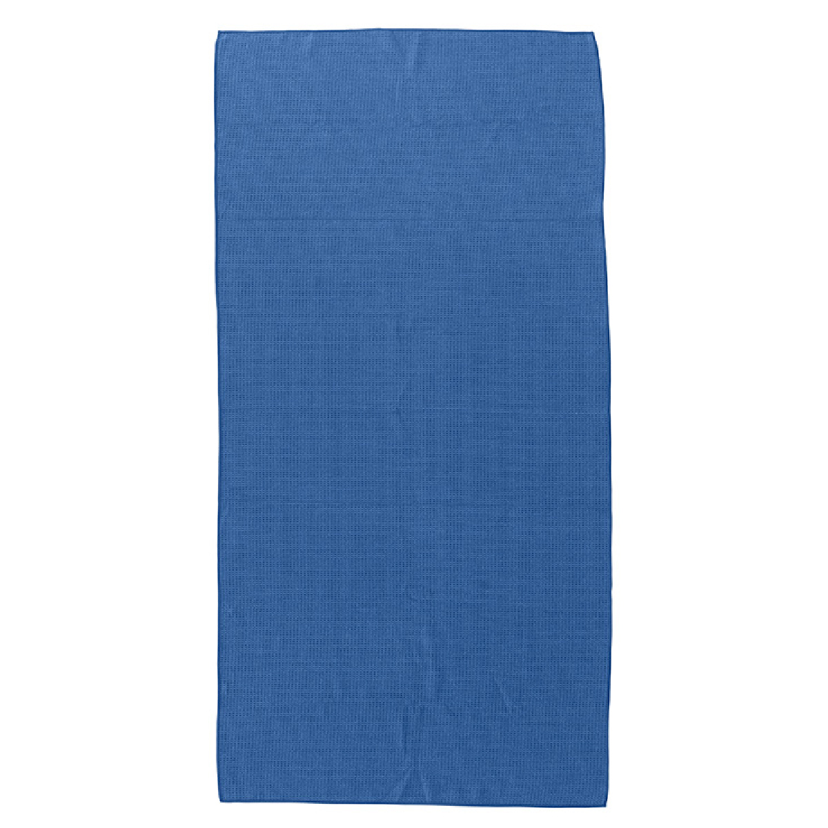 Blue Seaside Waffle Microfiber Beach Towel 