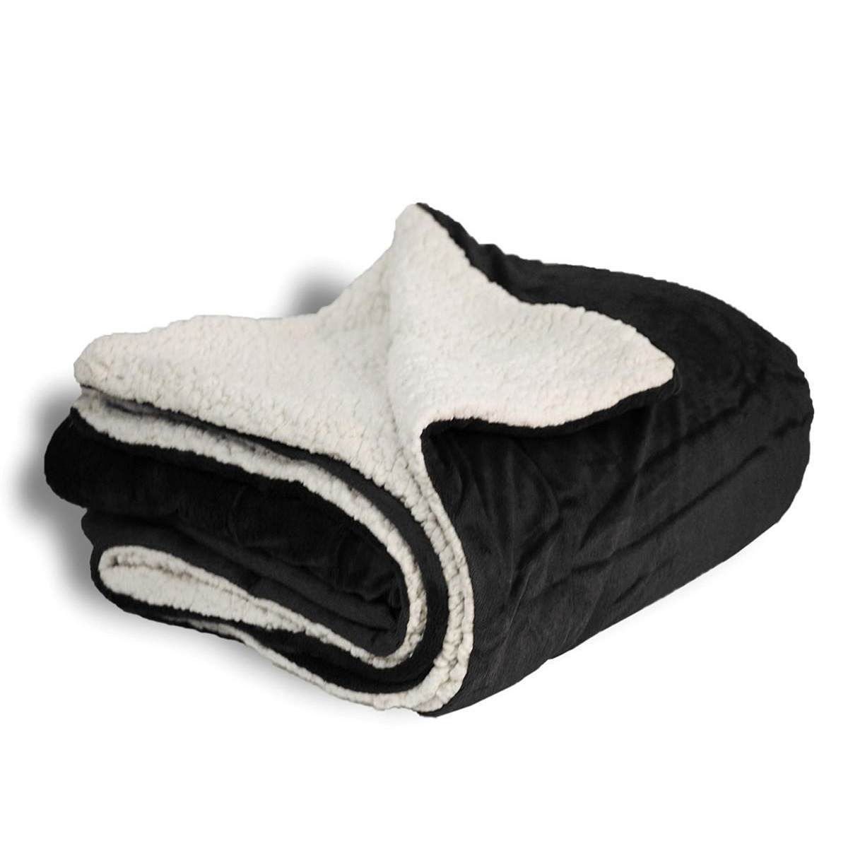 Black Mink Sherpa Blanket