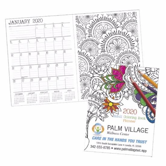Adult Academic Coloring Book Planner